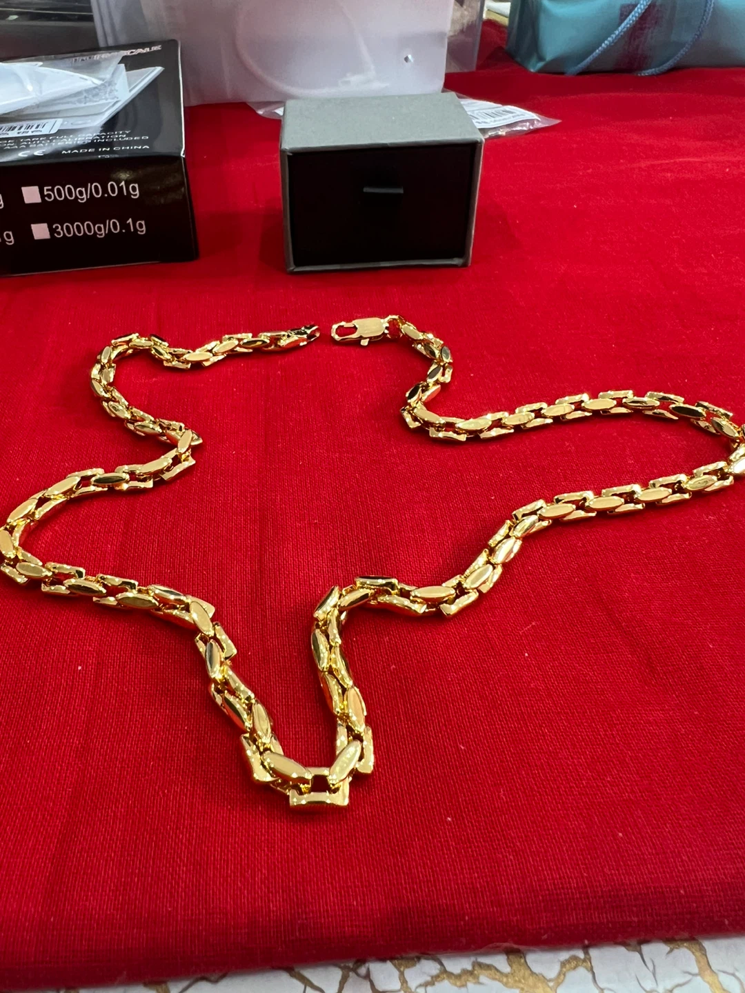 Gold Tone Chain Necklace