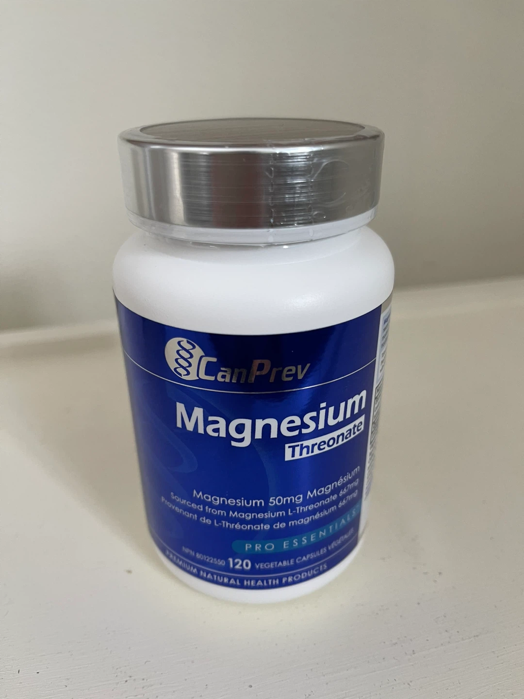 CanPrev Magnesium Threonate 120 Vegetable Capsules