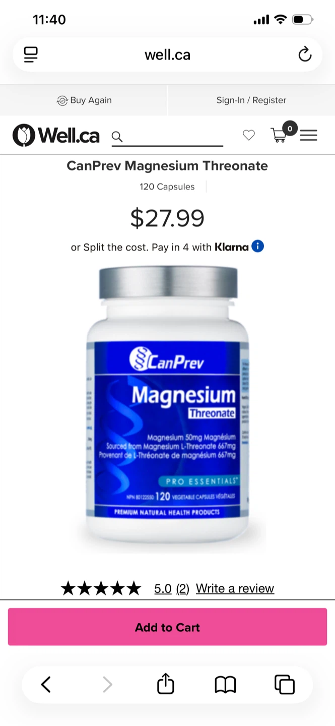 CanPrev Magnesium Threonate 120 Vegetable Capsules - photo 4
