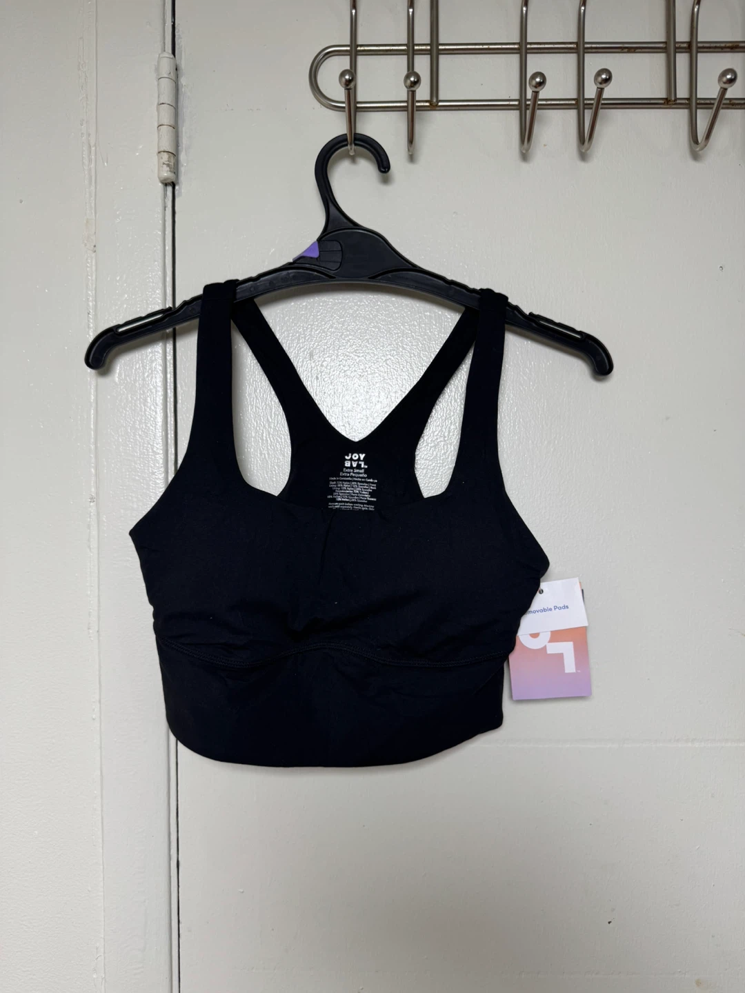JoyLab Black Sports Bra - Extra Small