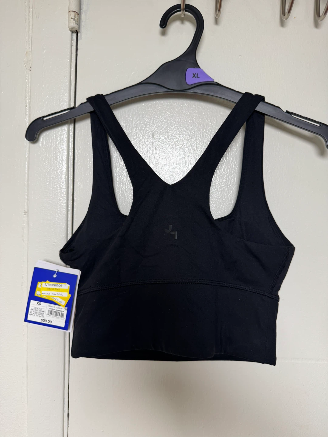 JoyLab Black Sports Bra - Extra Small - photo 2