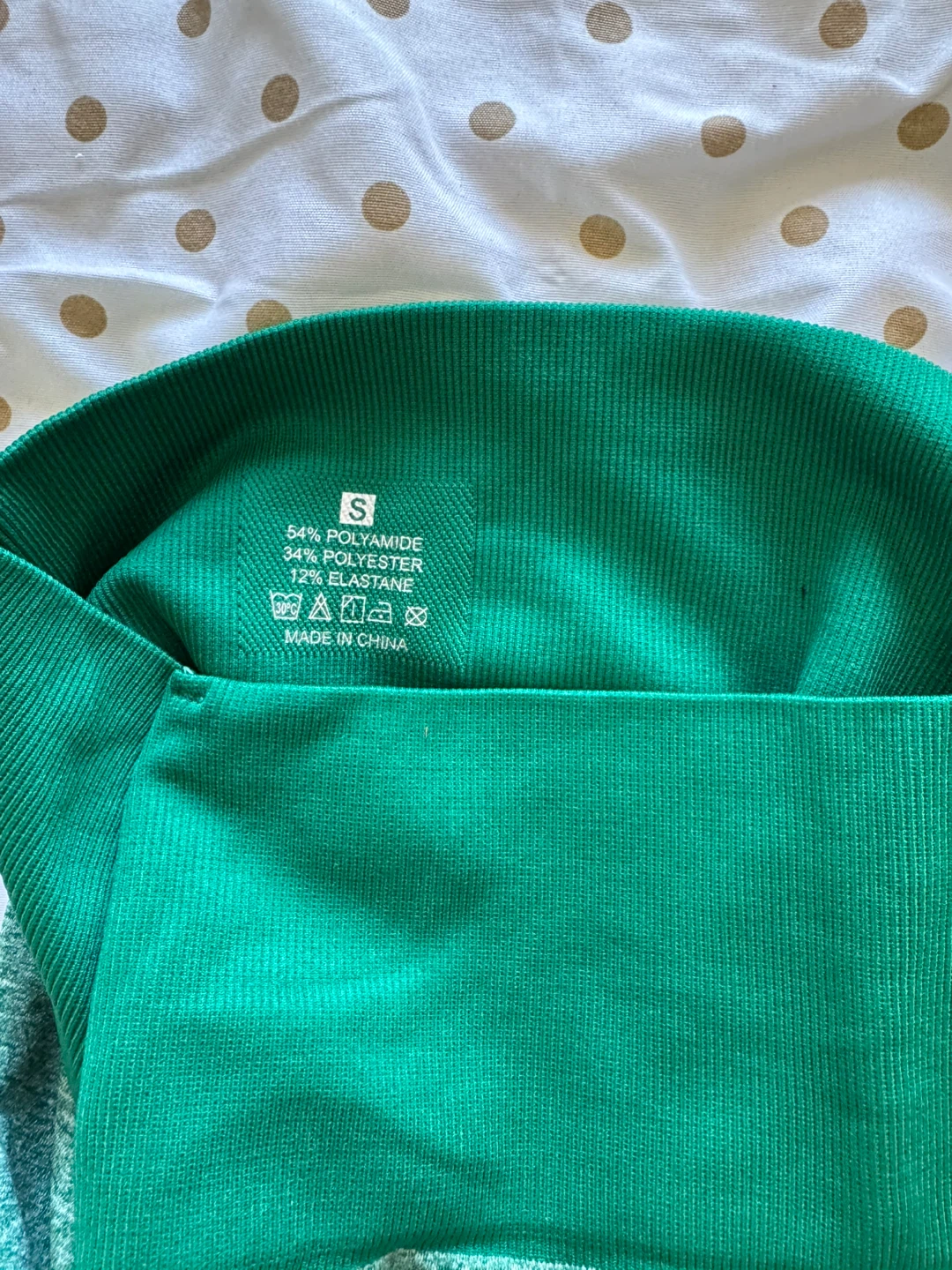 Green Workout Leggings Size S - photo 3