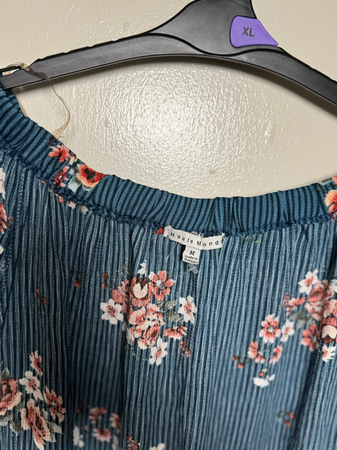 Haute Monde Floral Off-the-Shoulder Top - Size M - photo 4