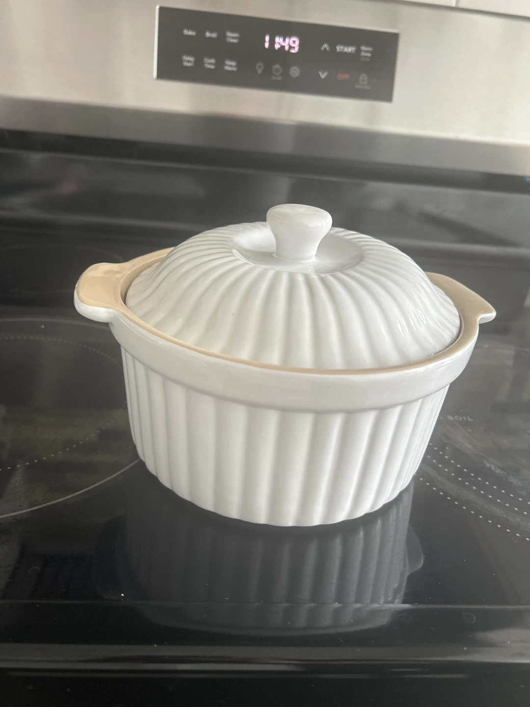 Brandani Stoneware Ramekin Dish with Lid