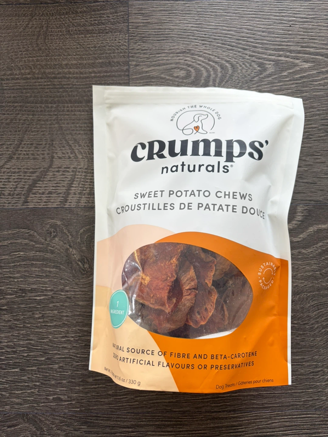 Crumps' Naturals Sweet Potato Chews for Dogs