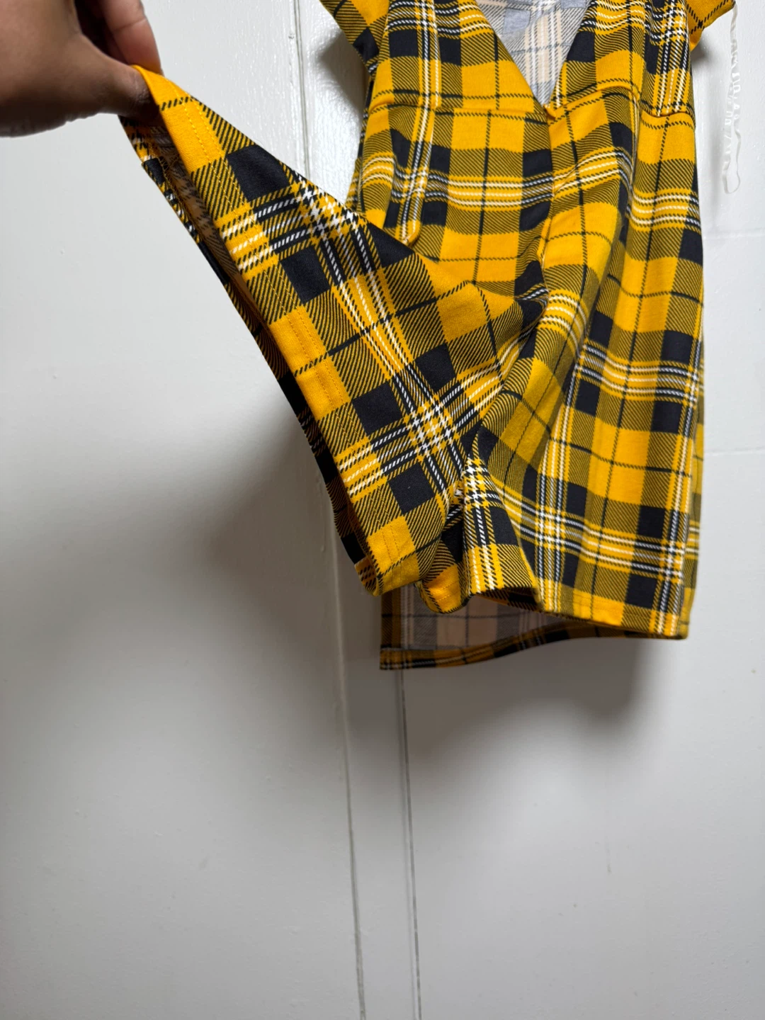 Yellow Plaid Pinafore Dress - photo 5