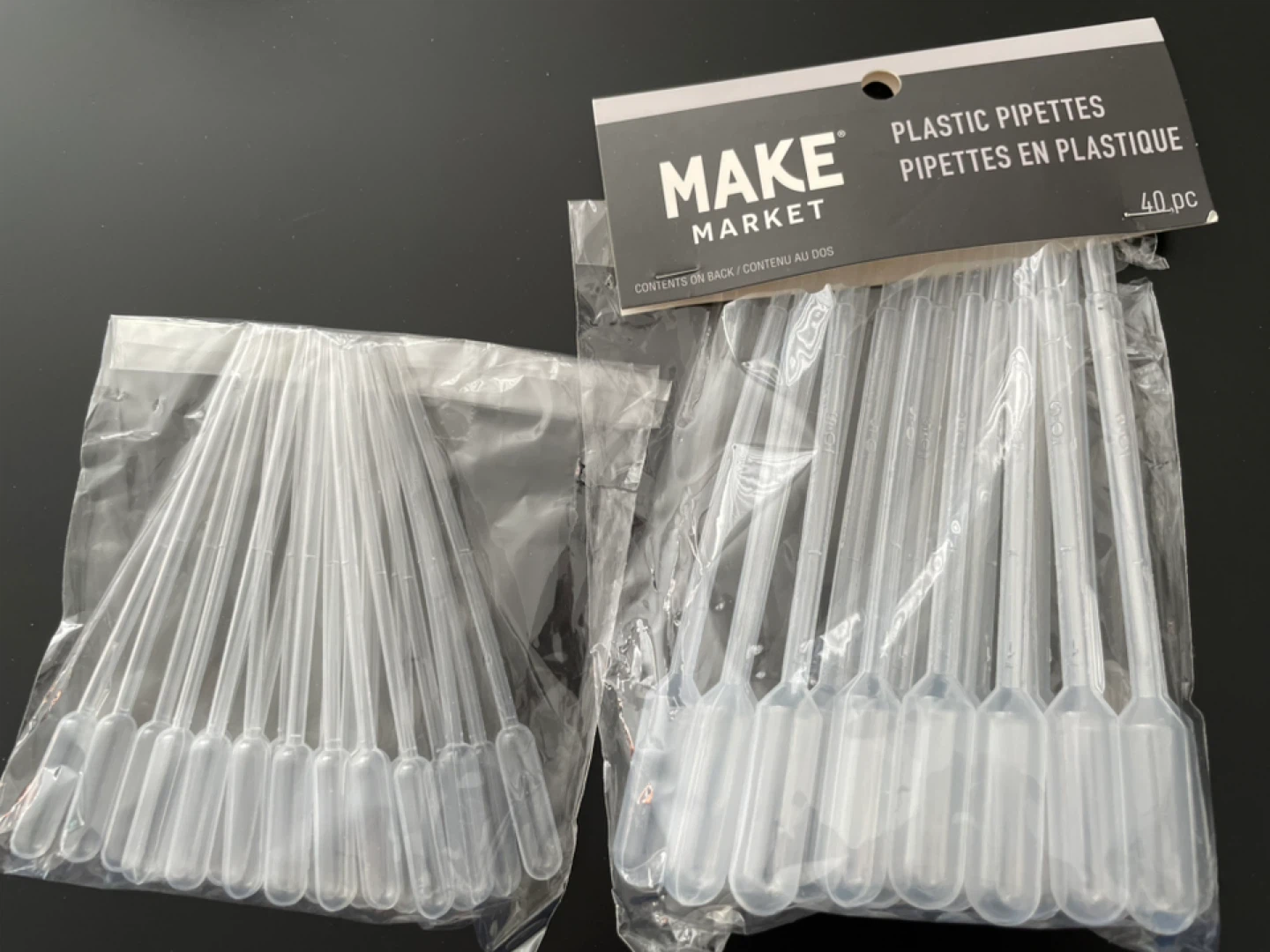 39/40 Make Market Plastic Pipettes - 40 pc