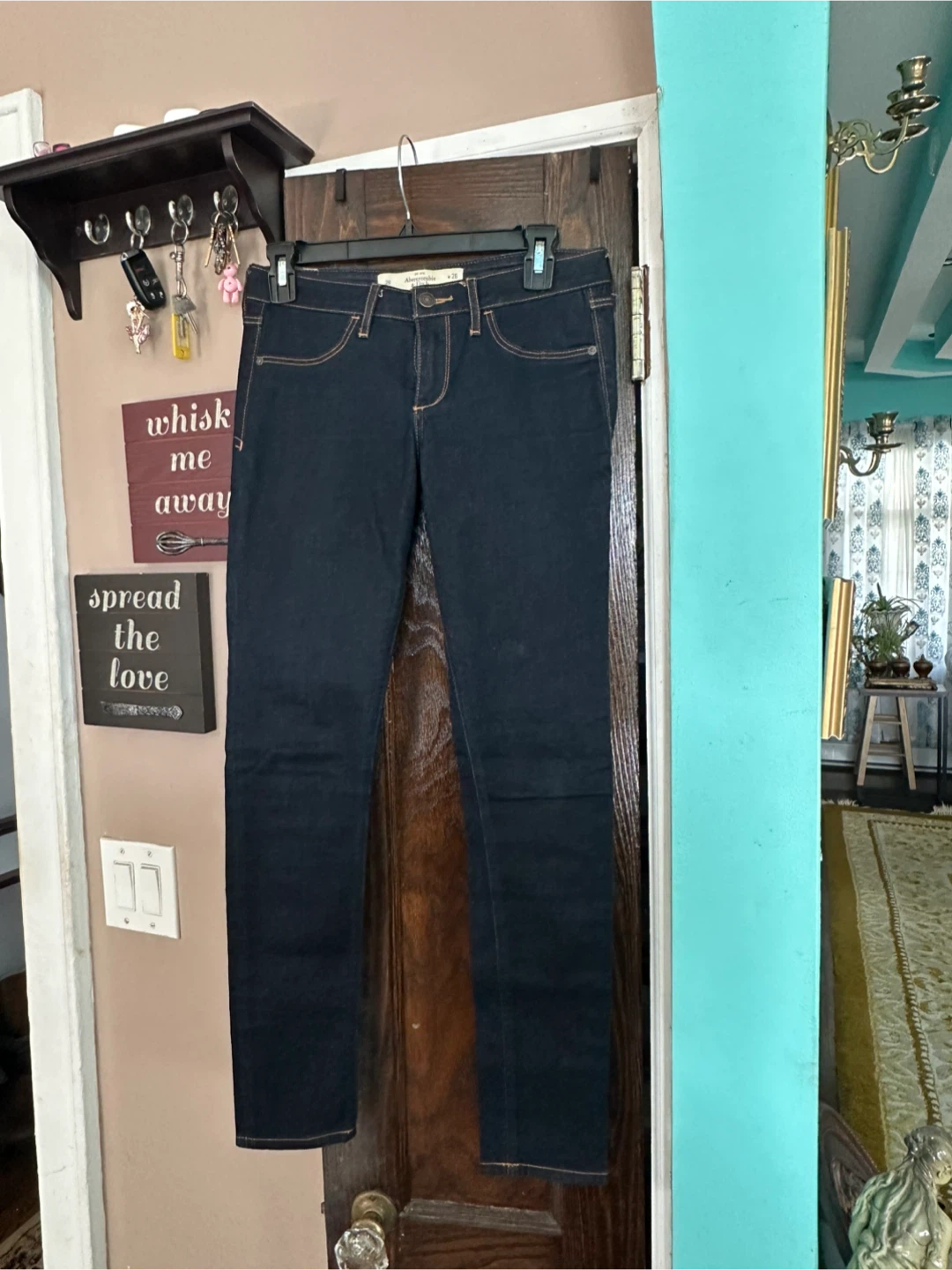 Abercrombie & Fitch Women's Dark Wash Jeans Size 26W 29L