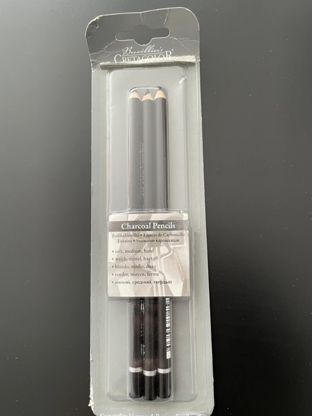 Cretacolor Charcoal Pencils (Set of 3)
