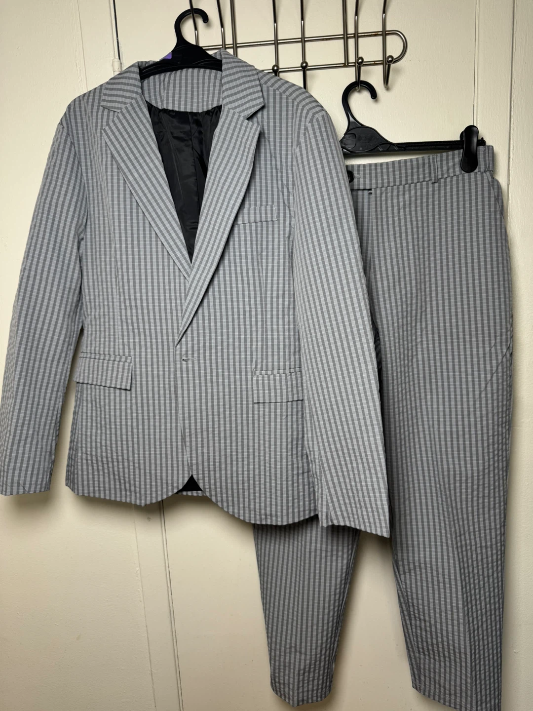 Men's Gingham Suit - Jacket & Pants
