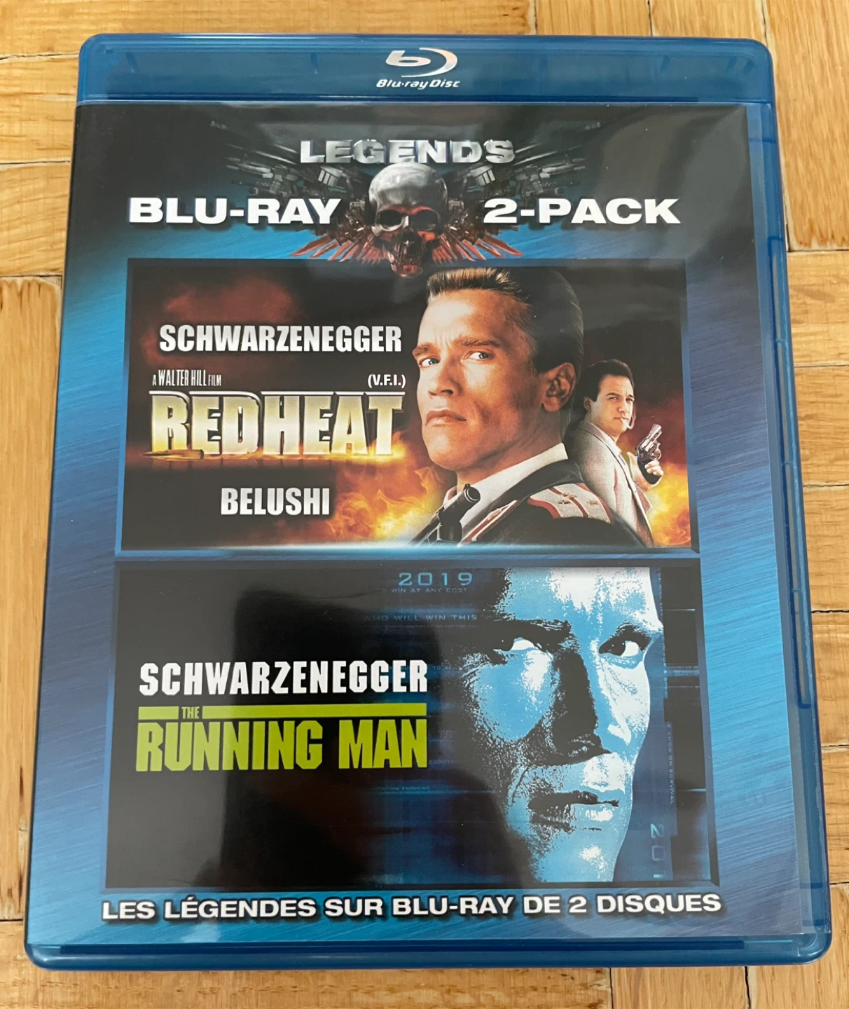 Red Heat / The Running Man Blu Ray Set