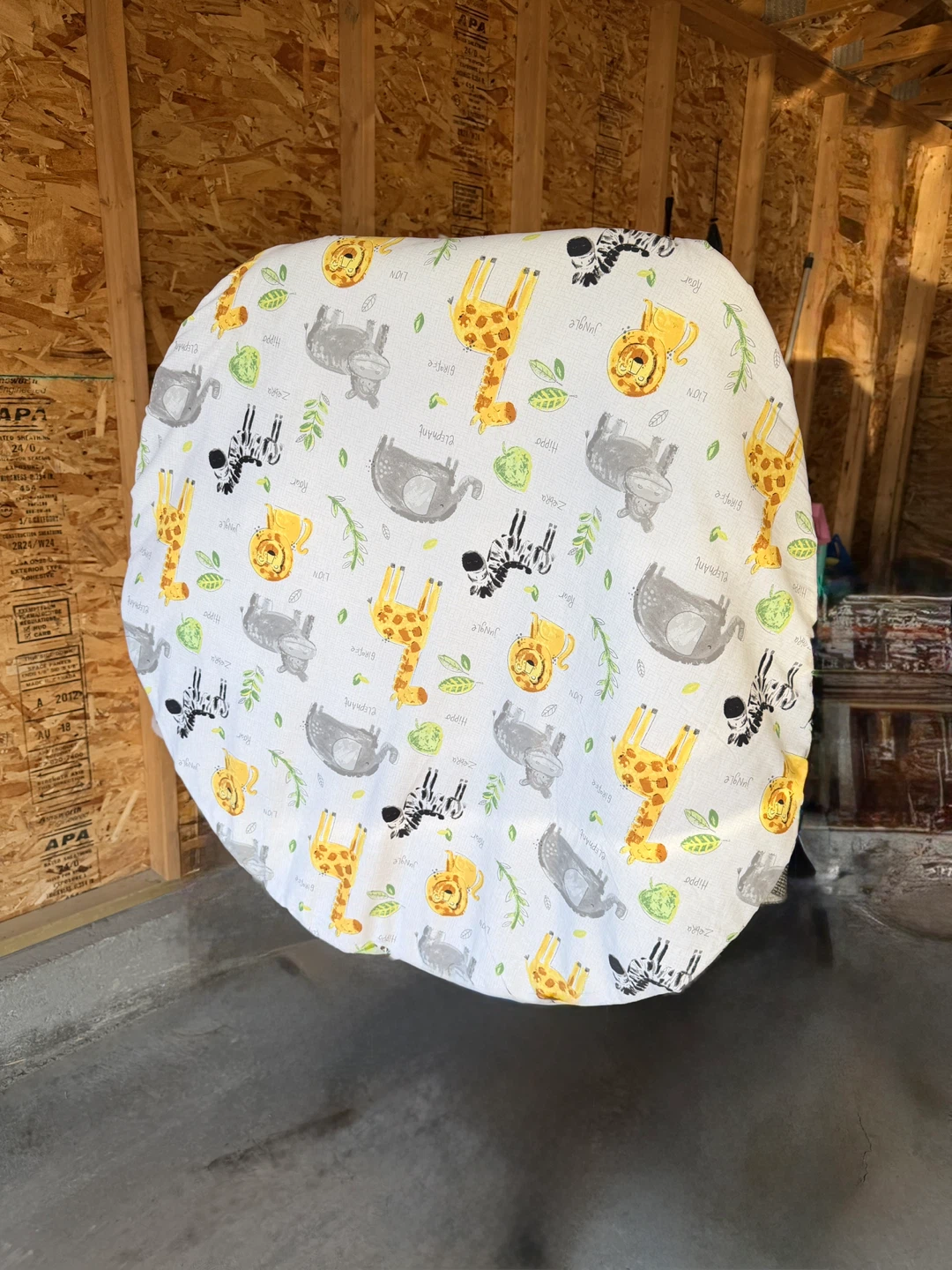 Baby Crib Sheet - Jungle Animal Print