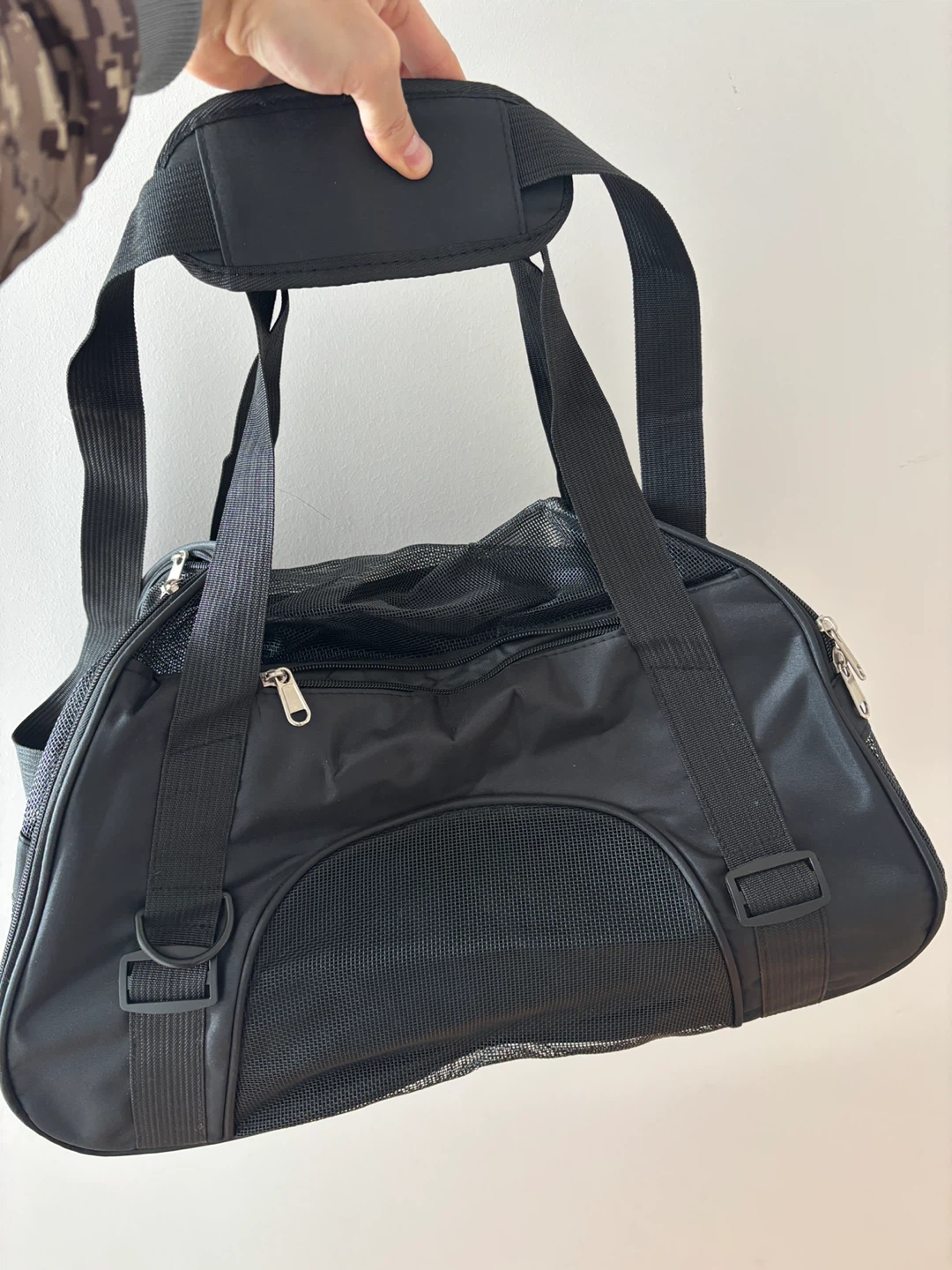 Black Pet Carrier Bag