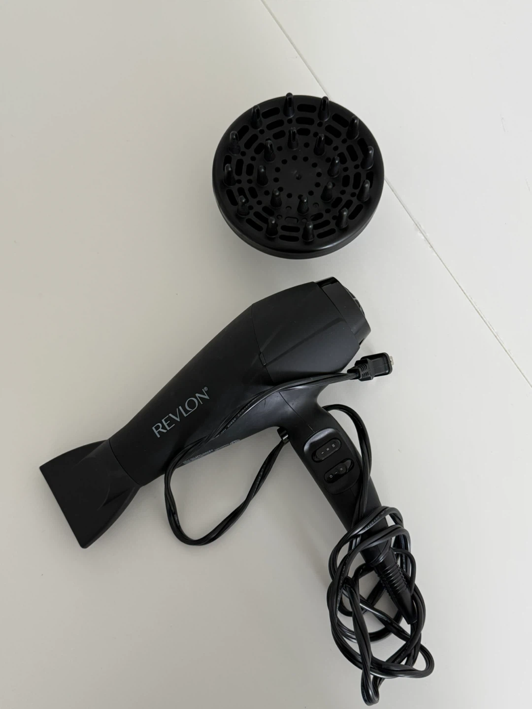 Revlon Black Hair Dryer with Diffuser