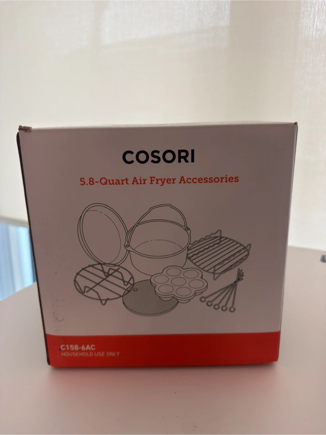 NEW in box!COSORI 5.8-Quart Air Fryer Accessories Set
