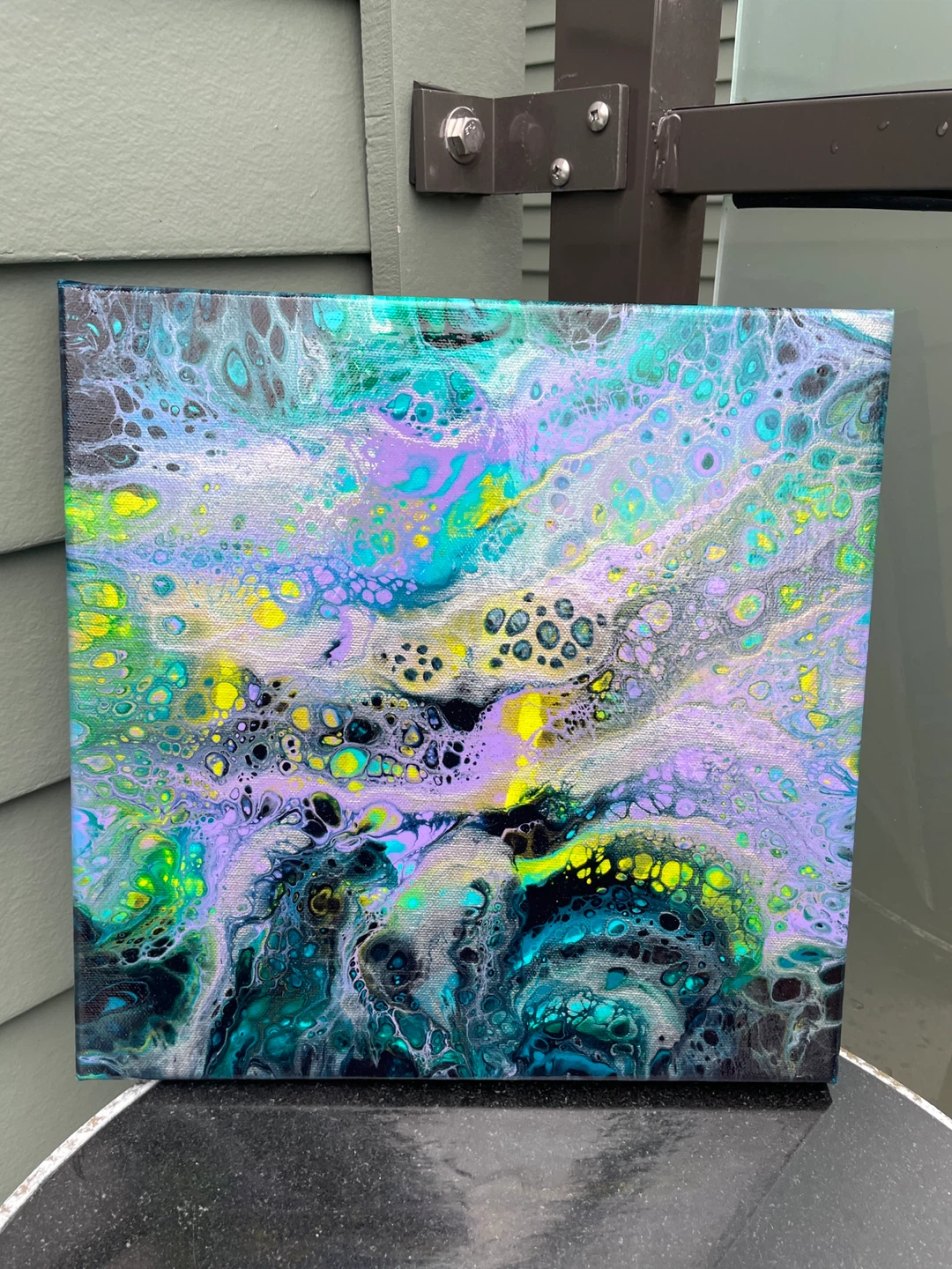 Fluid Abstract Acrylic Pour Paintings Andrea Louis - photo 2