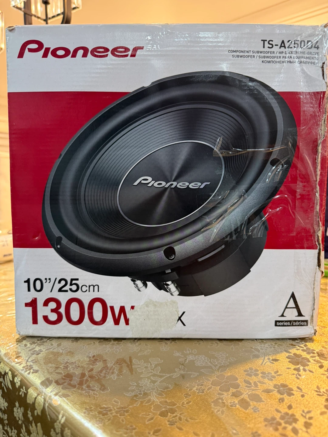 Pioneer TS-A250D4 10" 1300W Component Subwoofer