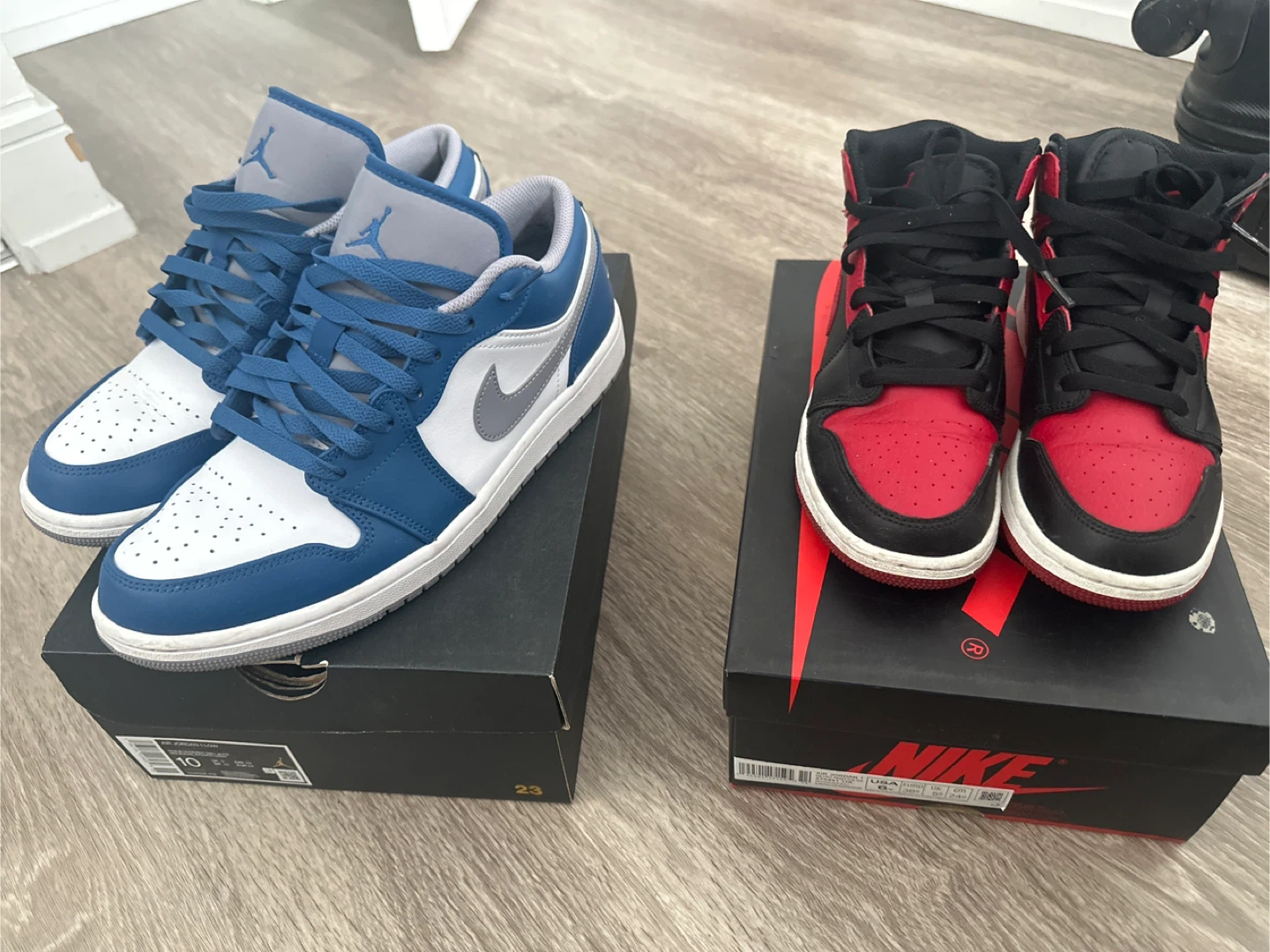 Nike Air Jordan 1 Sneakers (2 Pairs)