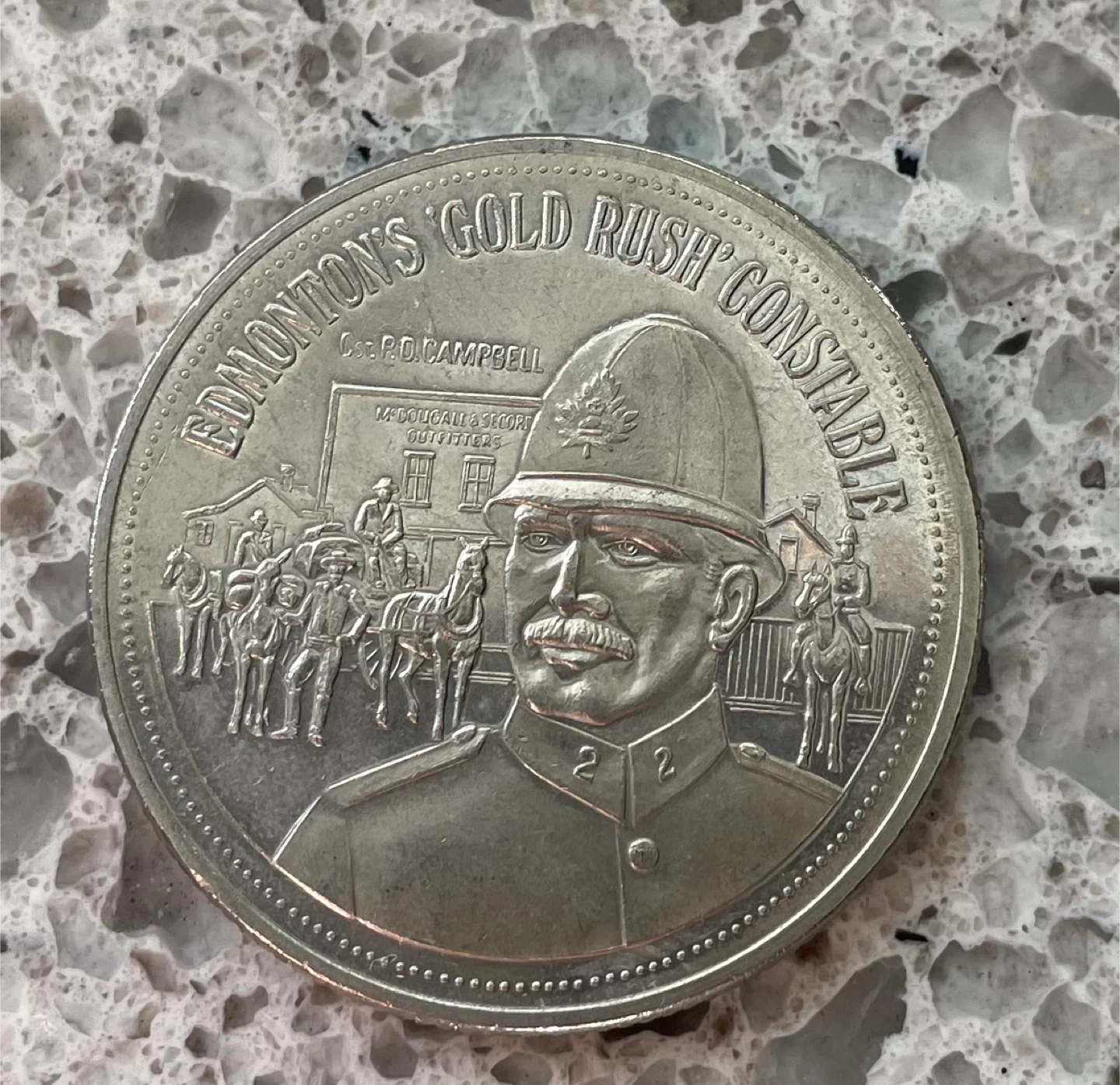 Edmonton Klondike Days Souvenir Dollar - 1976 & 1984 - photo 3