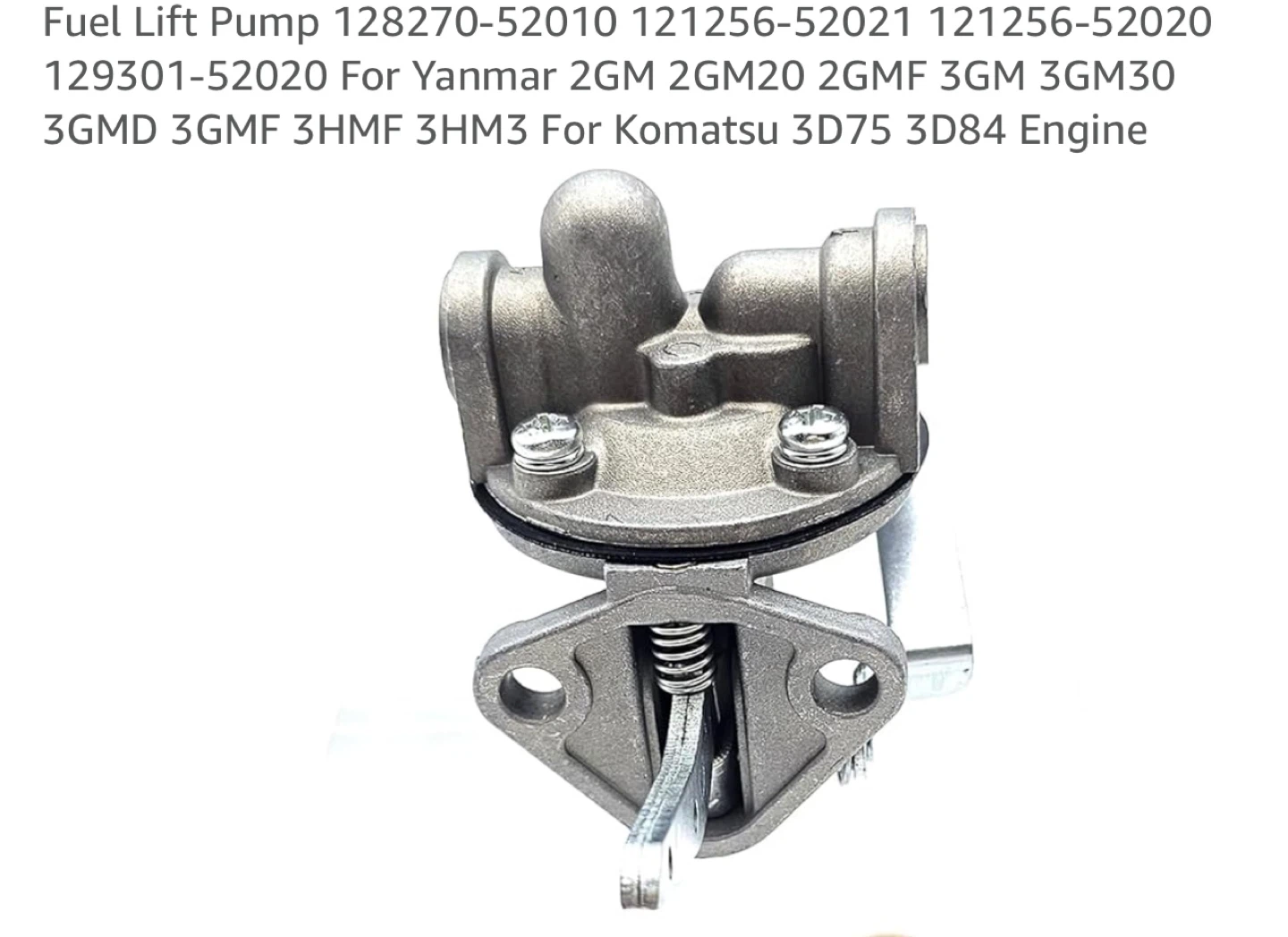 Fuel Lift Pump for Yanmar & Komatsu Engines