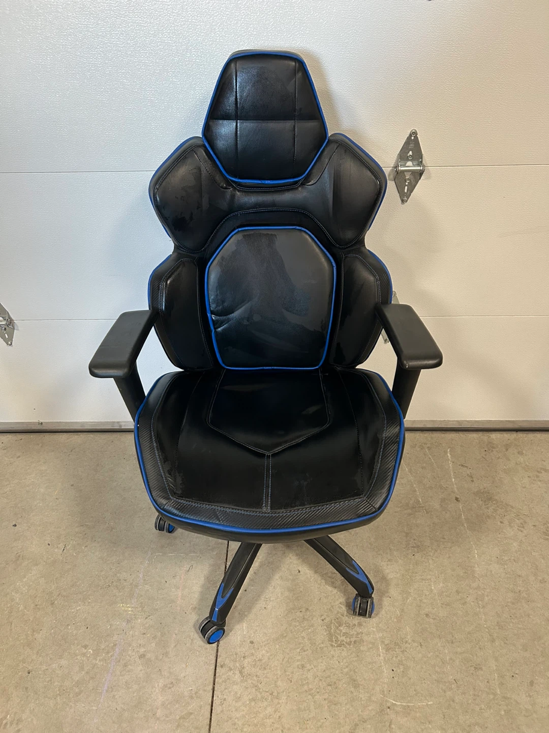Black and Blue Gaming Chair