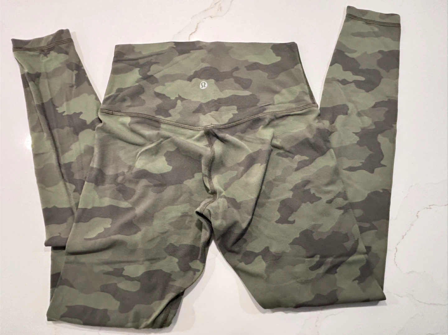 Lululemon Leggings Women 6 Align 31" High Rise Camo Green - photo 2