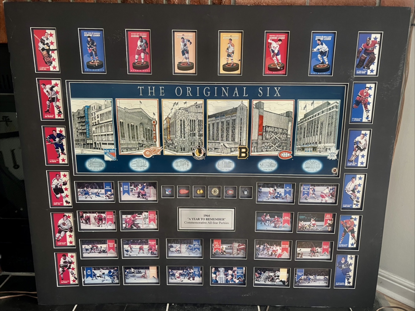 The Original Six Commemorative Hockey Display - photo 2