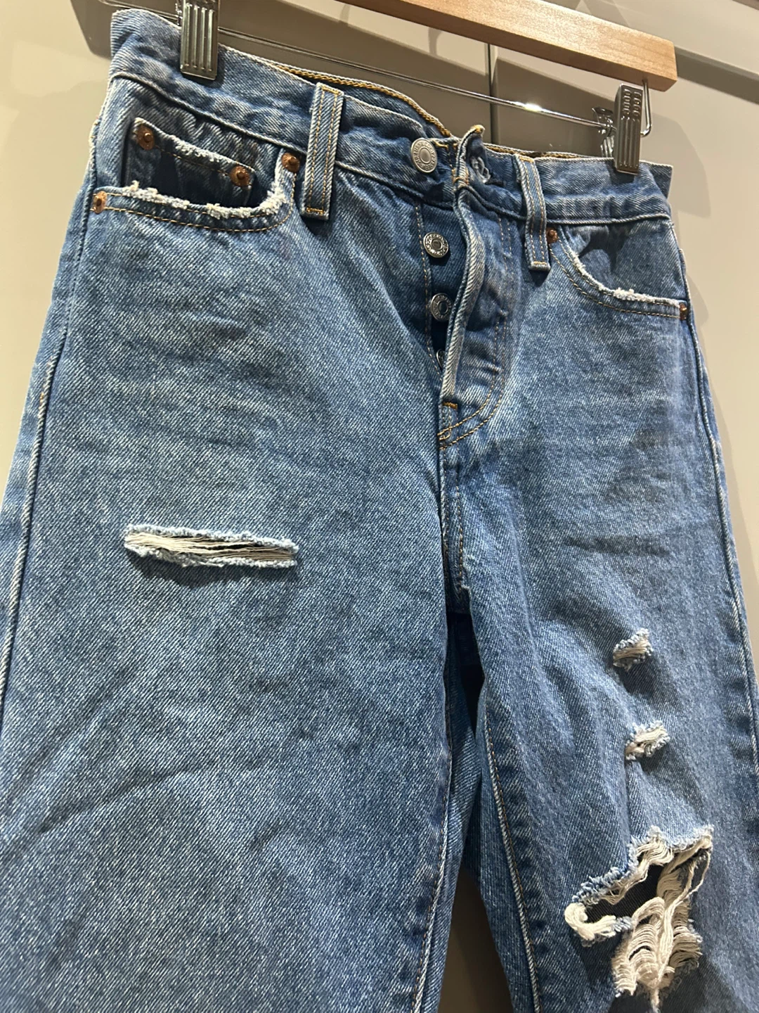 Levi's Blue Denim Jeans - photo 2