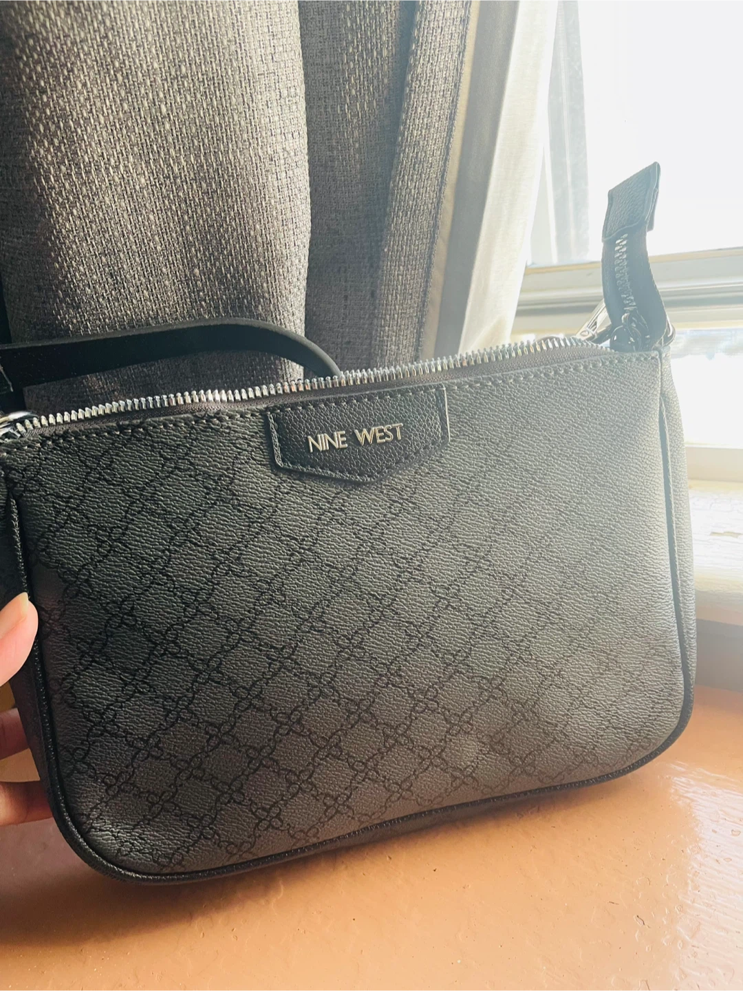 Nine West Black Monogram Crossbody Bag - photo 2