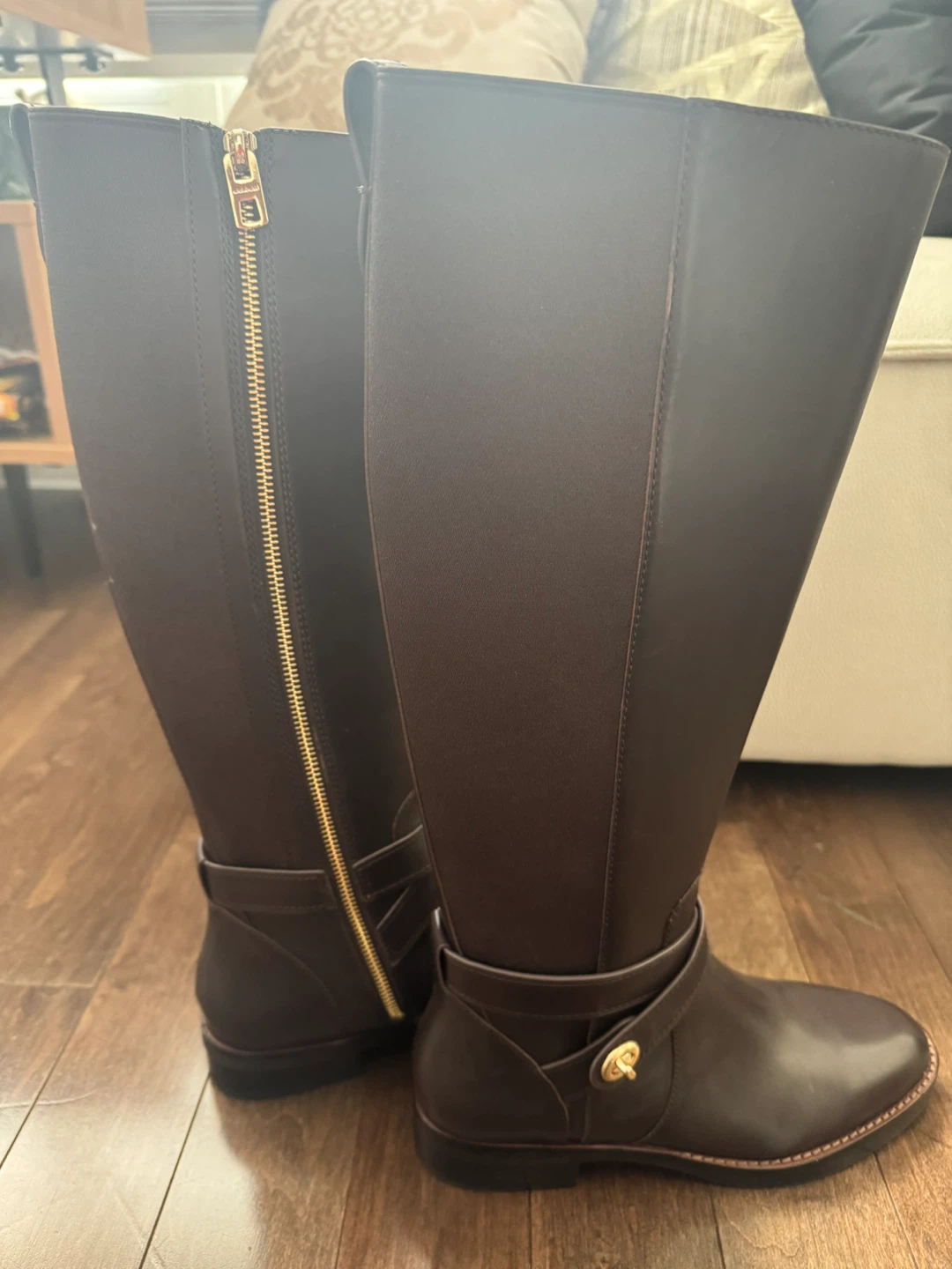 Coach Brown Leather Tall Boots - photo 3