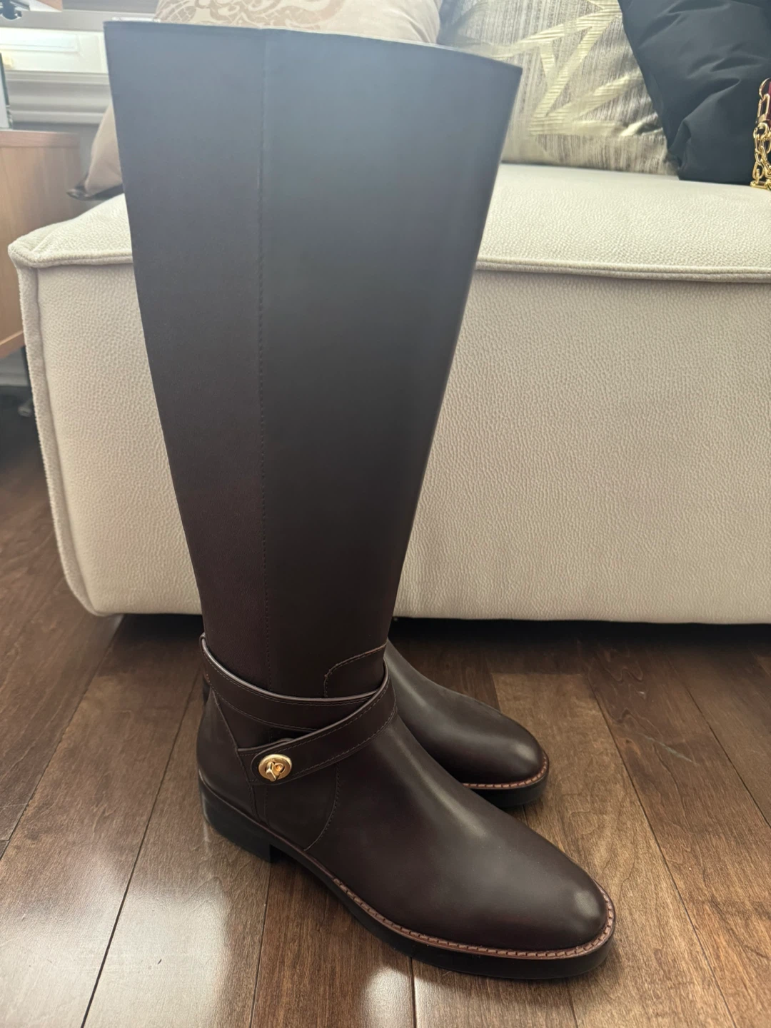 Coach Brown Leather Tall Boots - photo 4