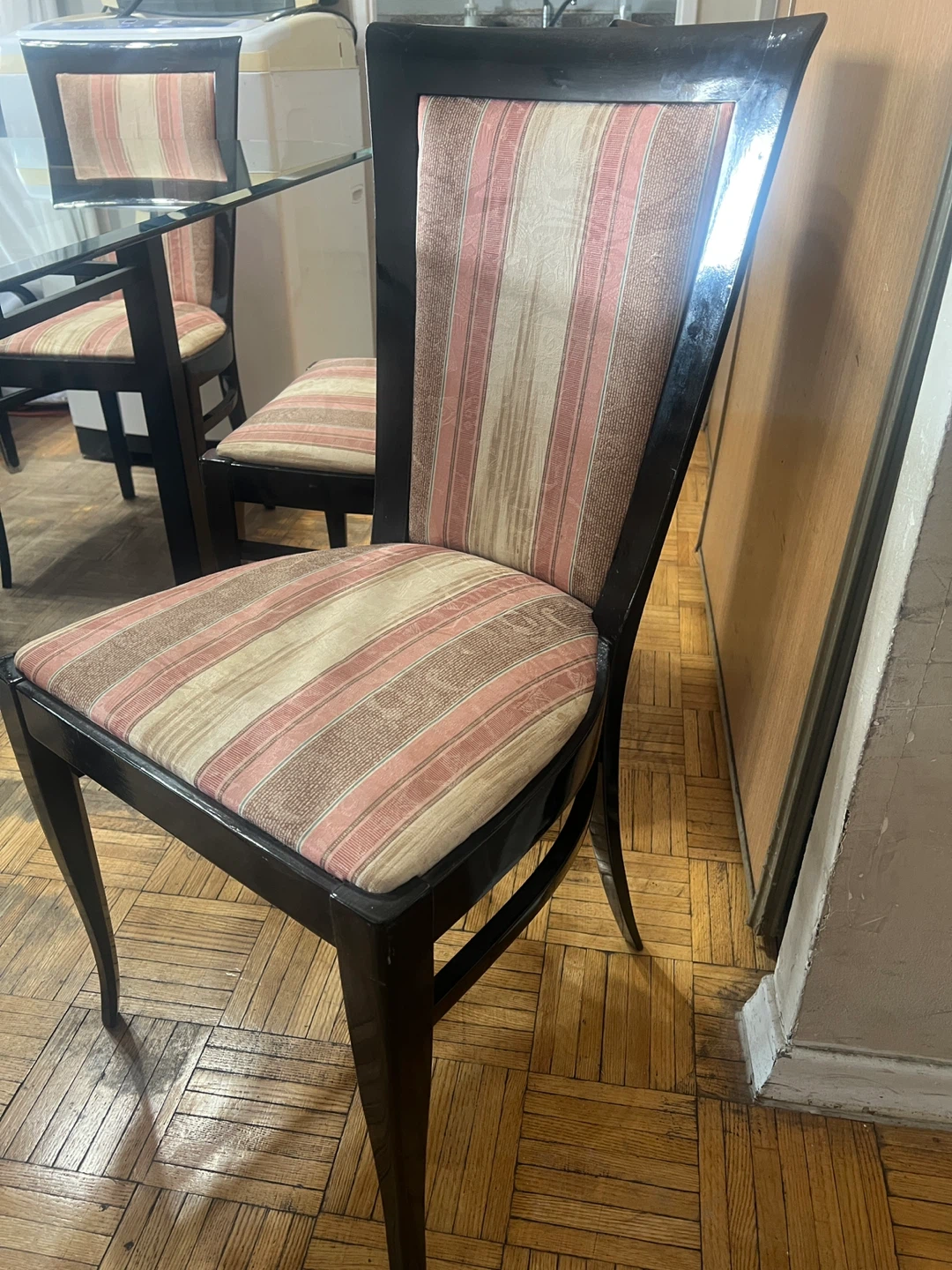 Glass Dining Table with 6 Chairs - photo 5