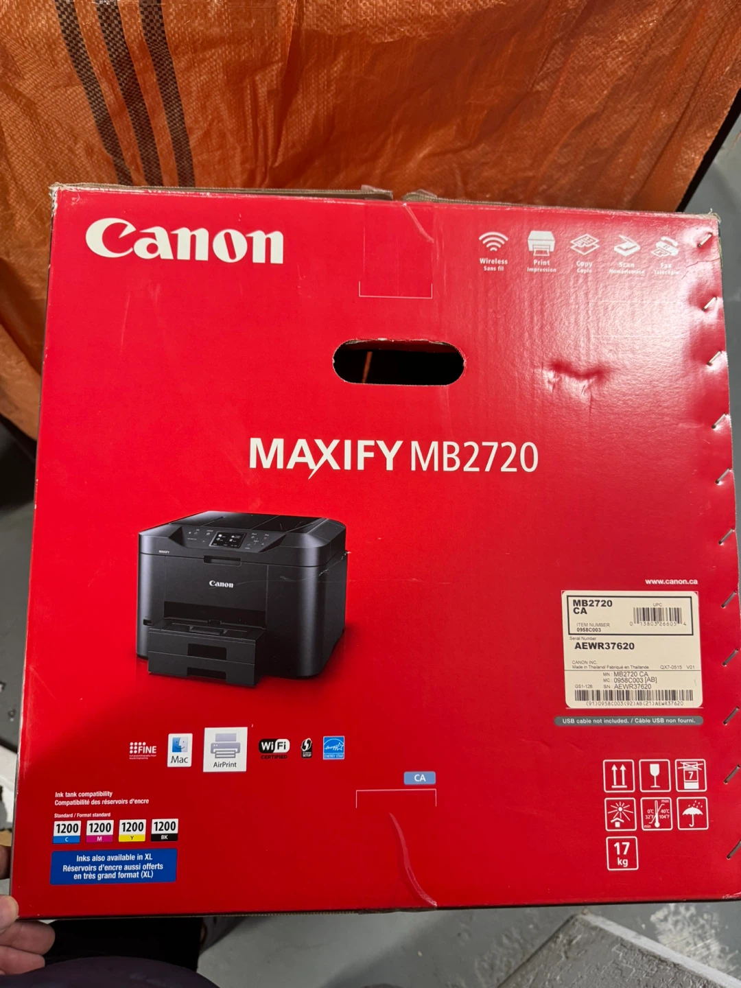 Canon MAXIFY MB2720 All-in-One Printer - photo 2