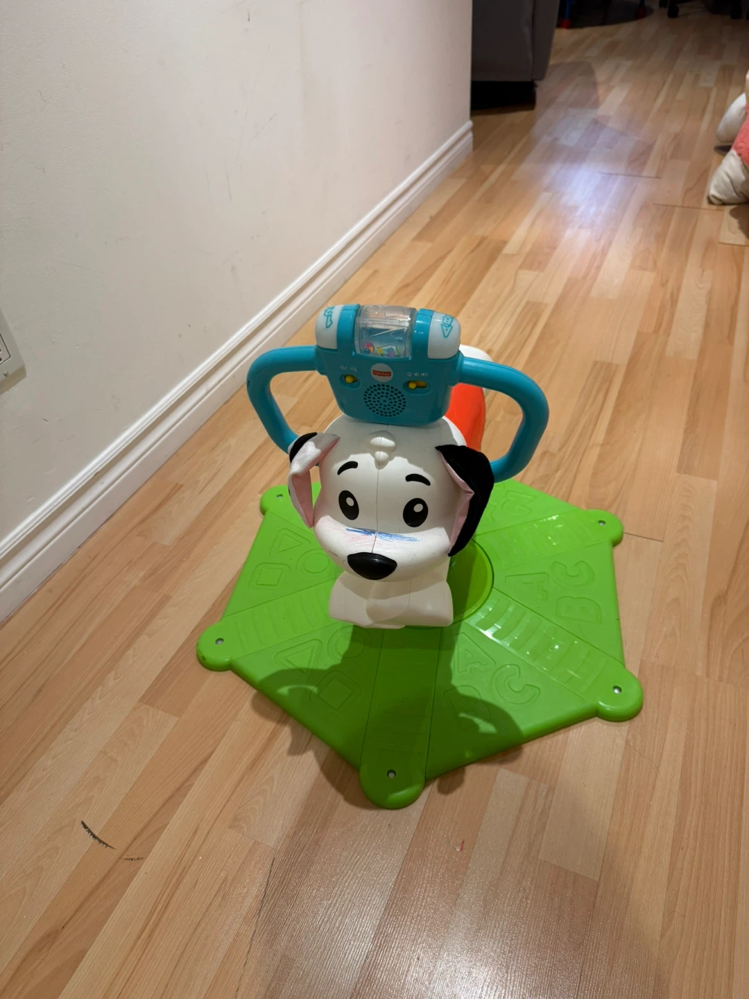 Fisher-Price Bounce and Spin Puppy Musical Toddler Toy