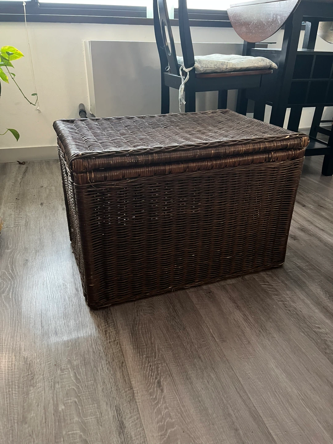 Woven Storage Trunk with Lid - photo 2