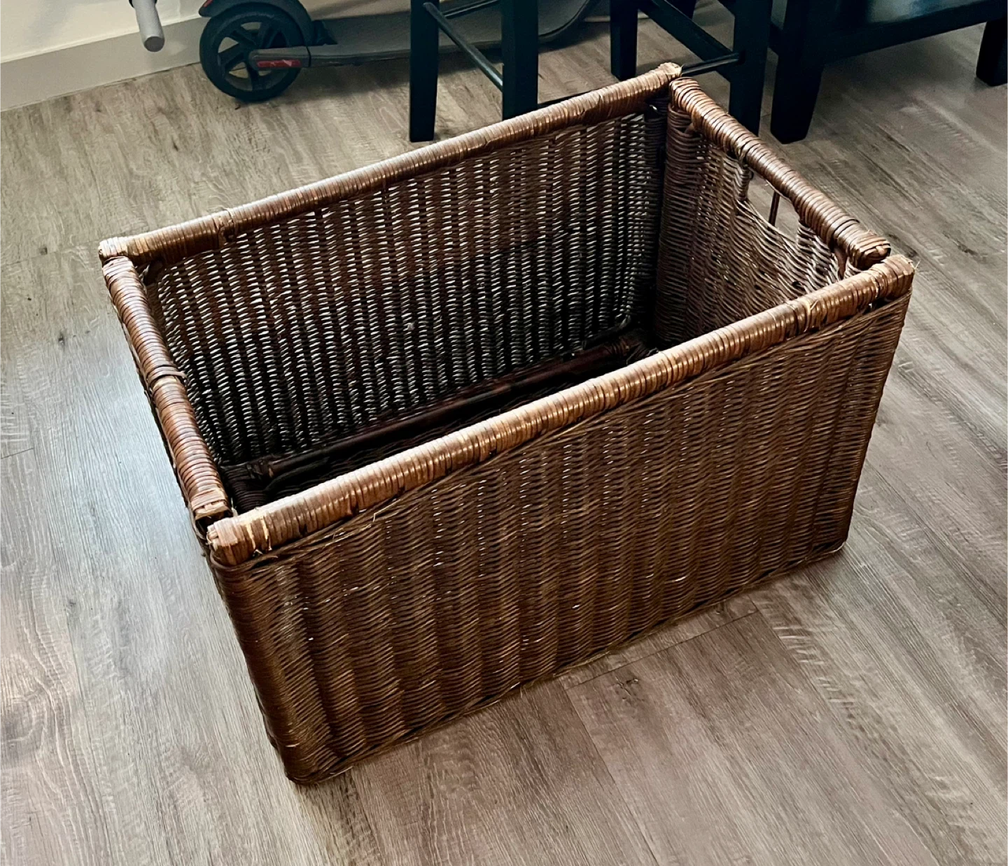Woven Storage Trunk with Lid - photo 5
