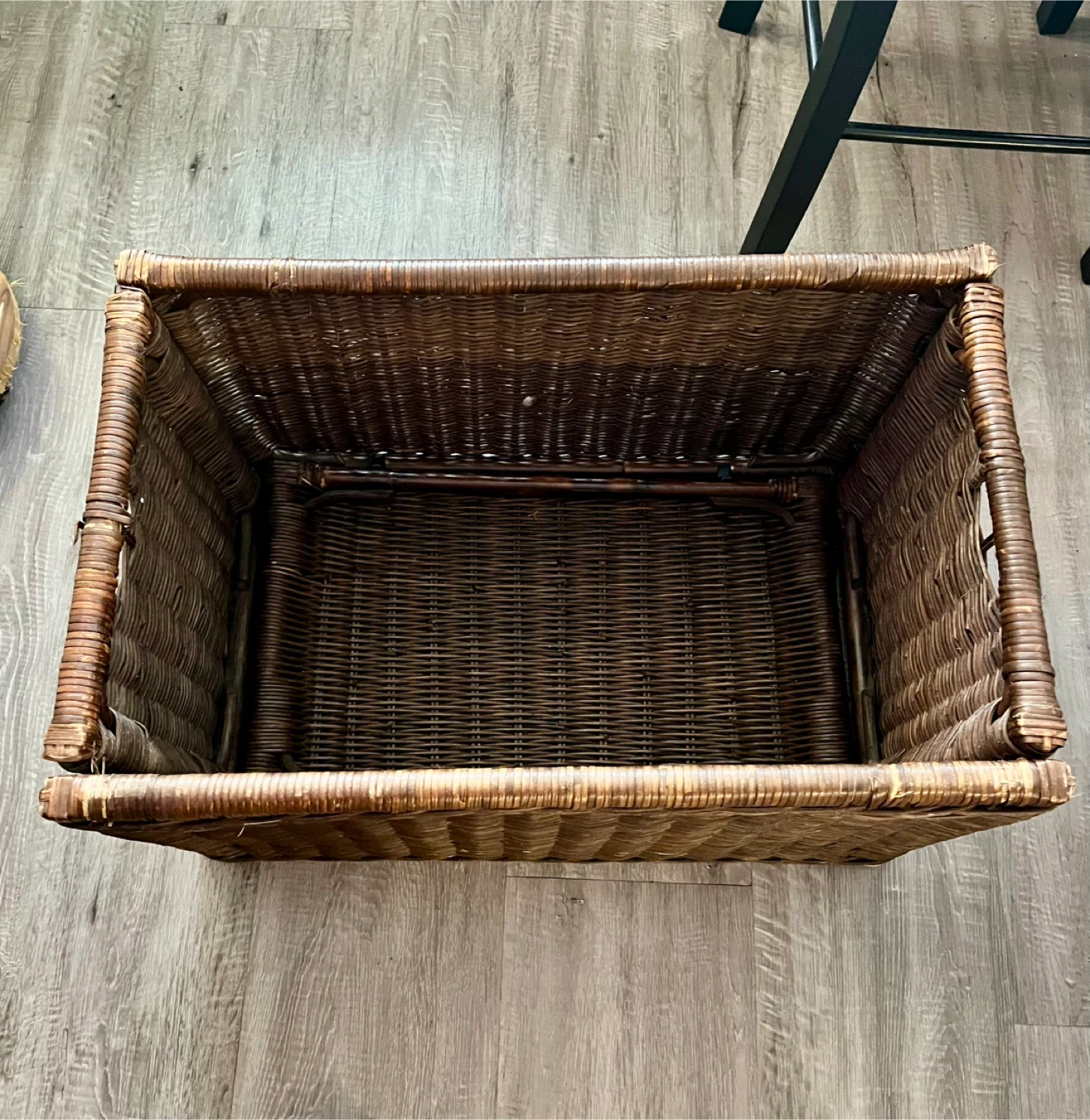 Woven Storage Trunk with Lid - photo 4