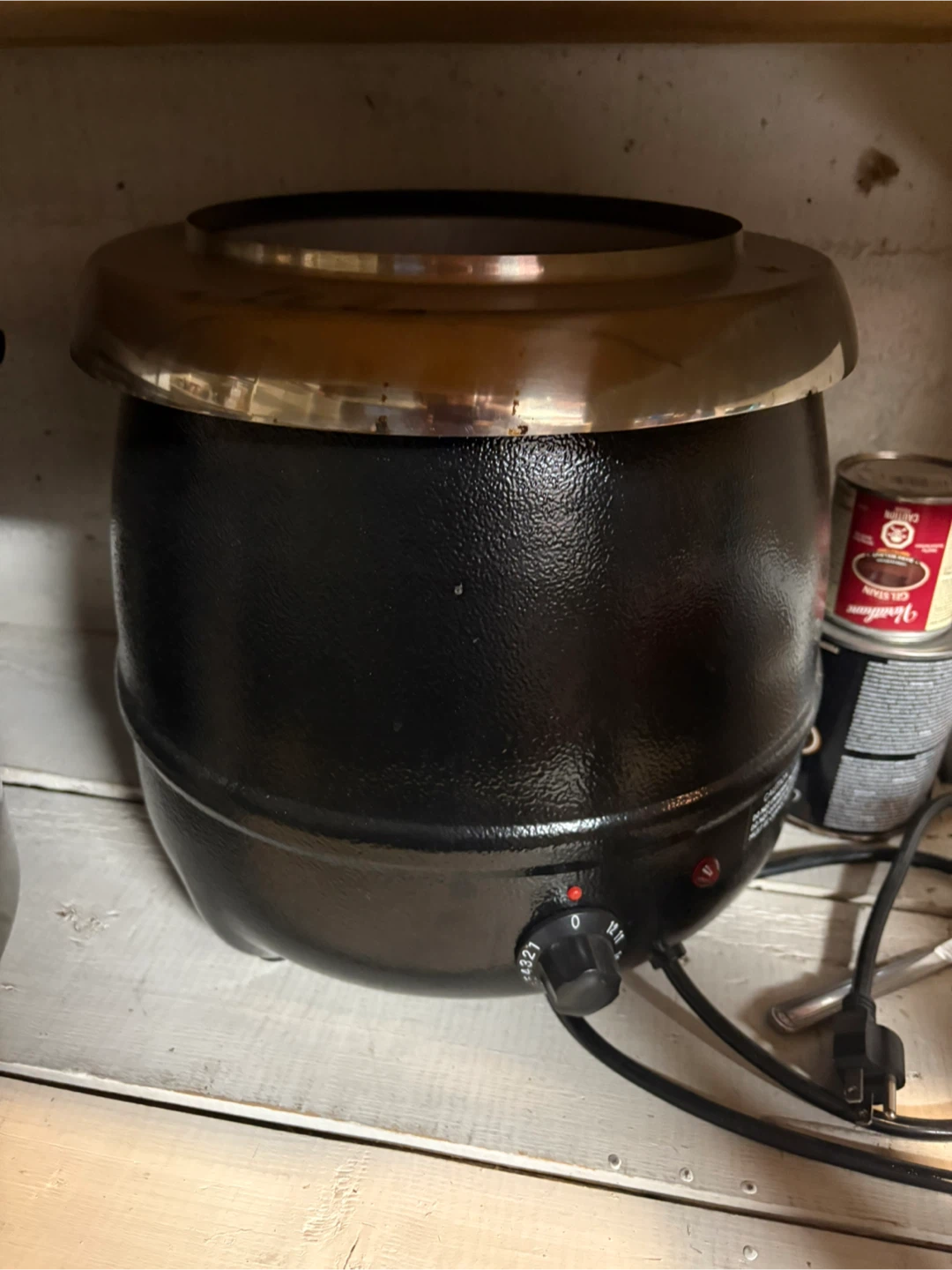 Black Soup Kettle Warmer