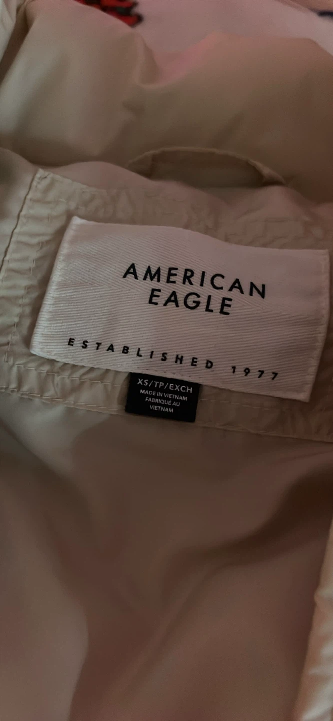 american eagle beige vest - photo 2