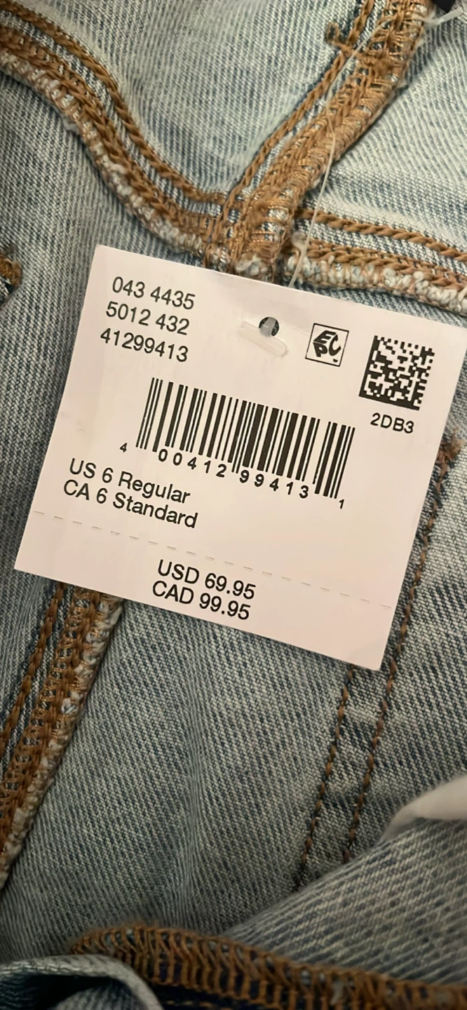 american eagle ripped lightwash jeans - photo 2