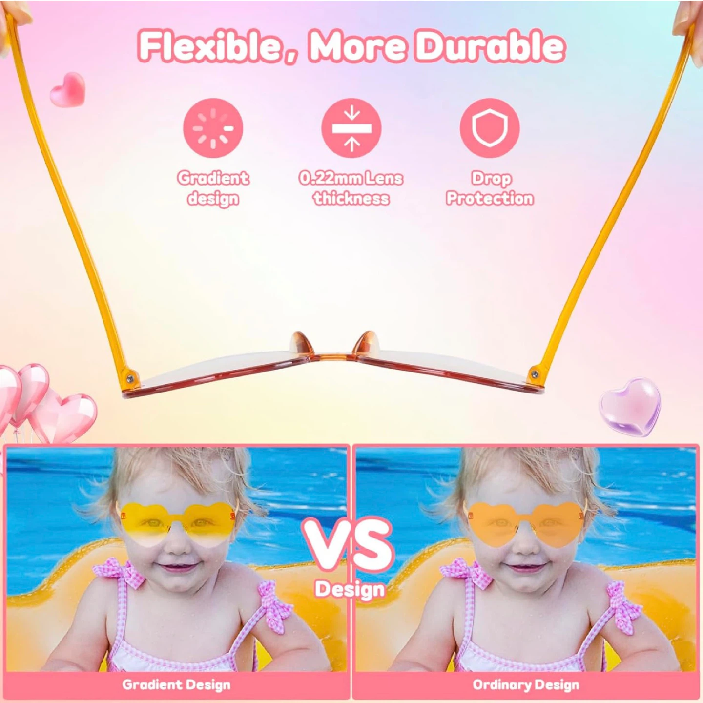 24 Pcs Heart Shaped Sunglasses for Kids - photo 4