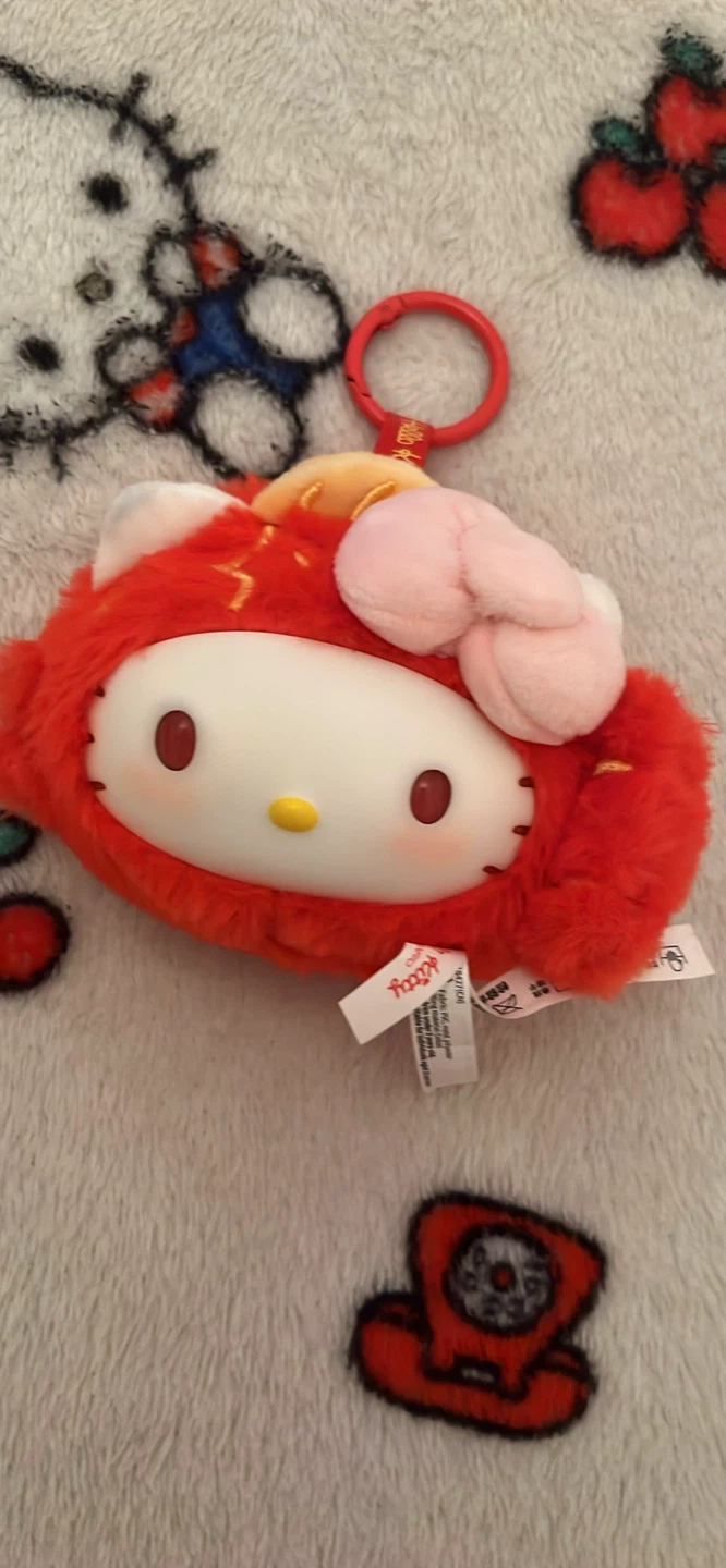 hello kitty plush taiyaki keychain - photo 2