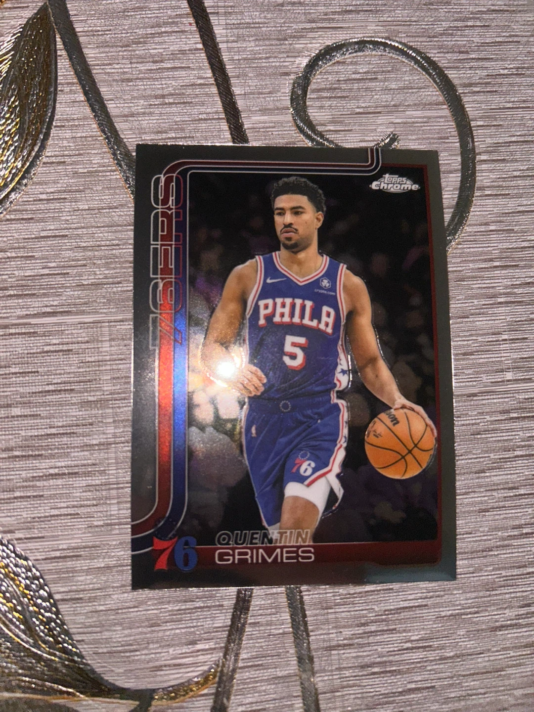 2021 Topps Quentin Grimes Philadelphia 76ers NBA Card #197
