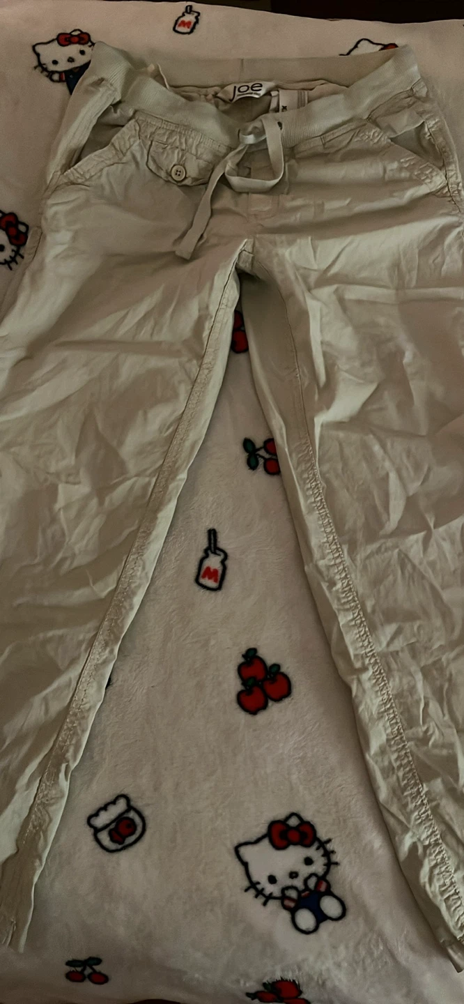 2000s joe fresh beige capris