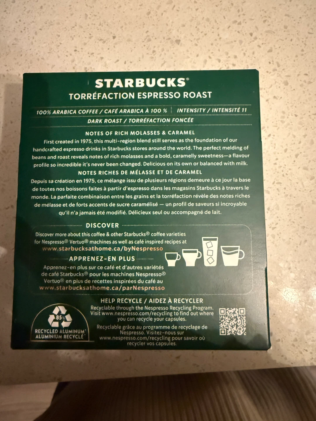 Starbucks Espresso Roast Nespresso Vertuo - 20 Count - photo 2