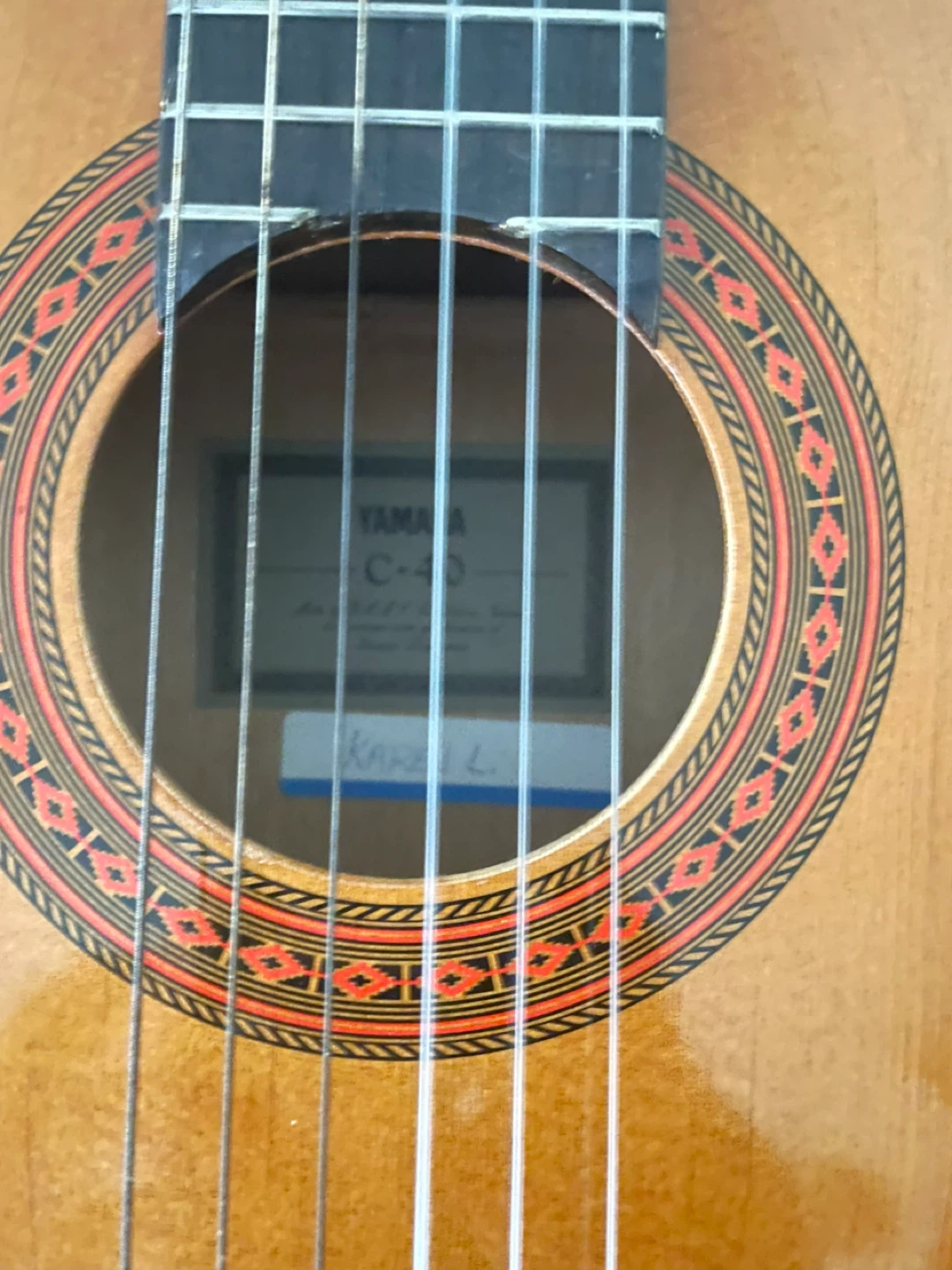 Yamaha C-40 Classical Guitar - photo 2