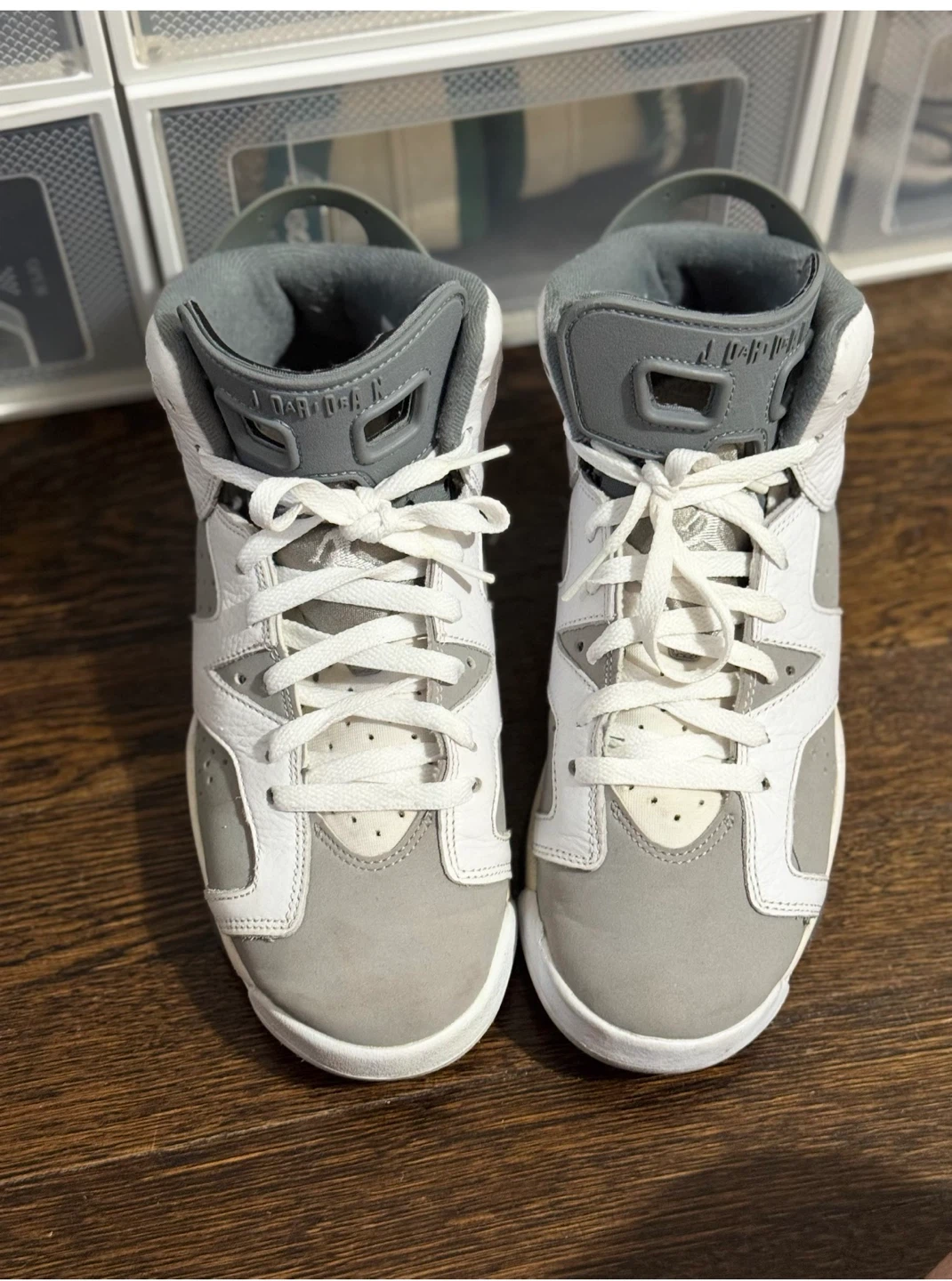 Air Jordan 6 Retro White Grey
