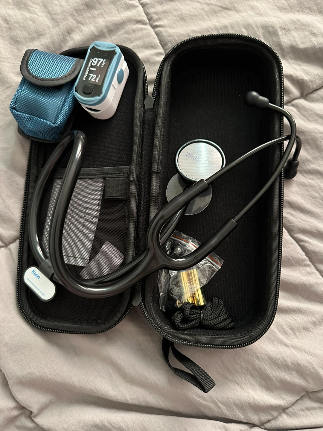 Pulse Oximeter & Stethoscope Medical Kit