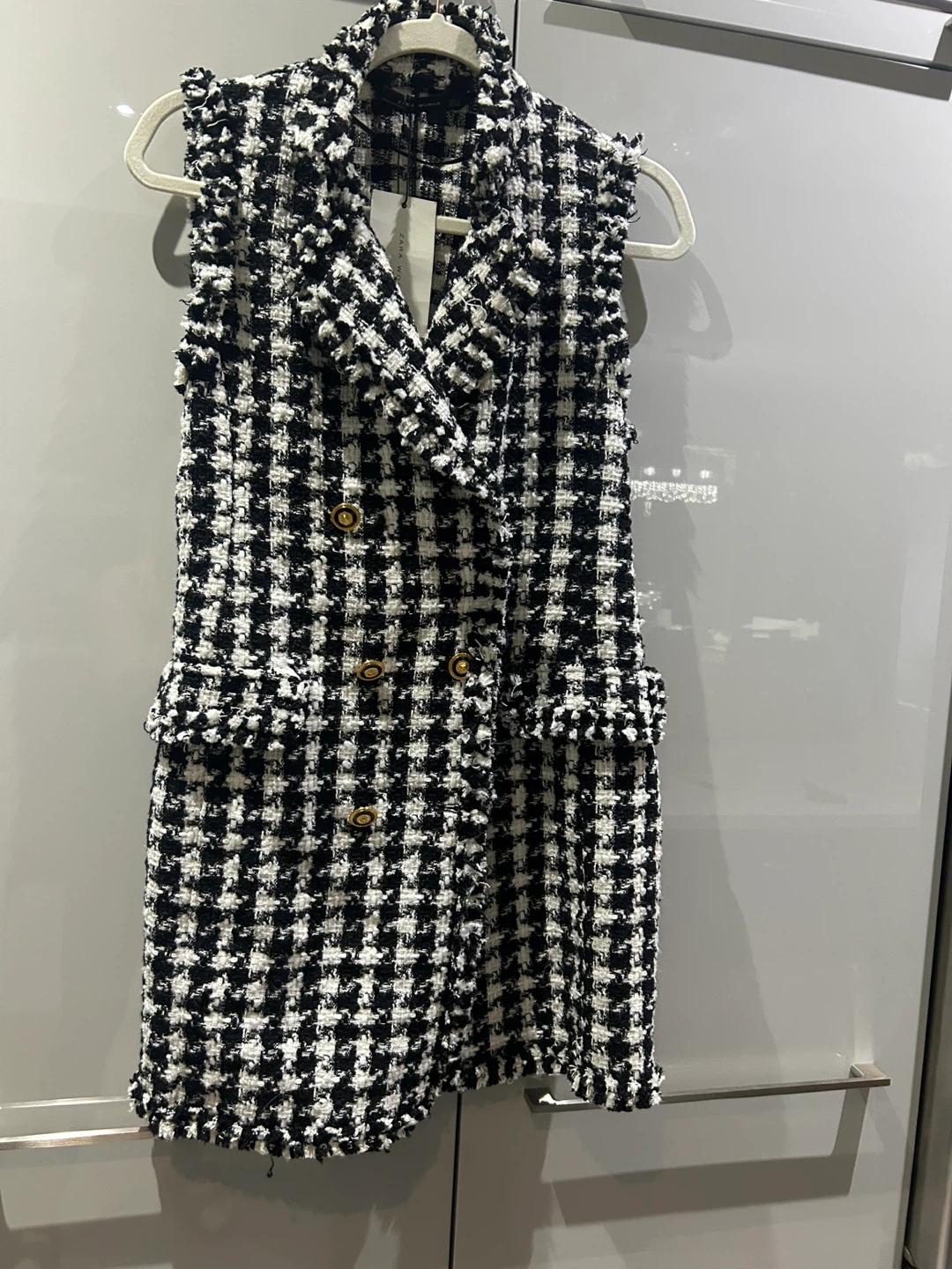 ZARA Sleeveless Blazer Dress
