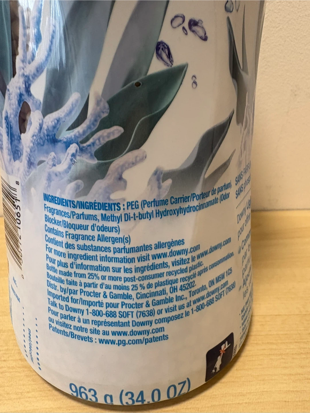 Downy Light Ocean Mist Scent Booster - 963g - photo 2